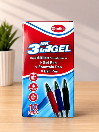 Mika Gel Pen 3 in 1