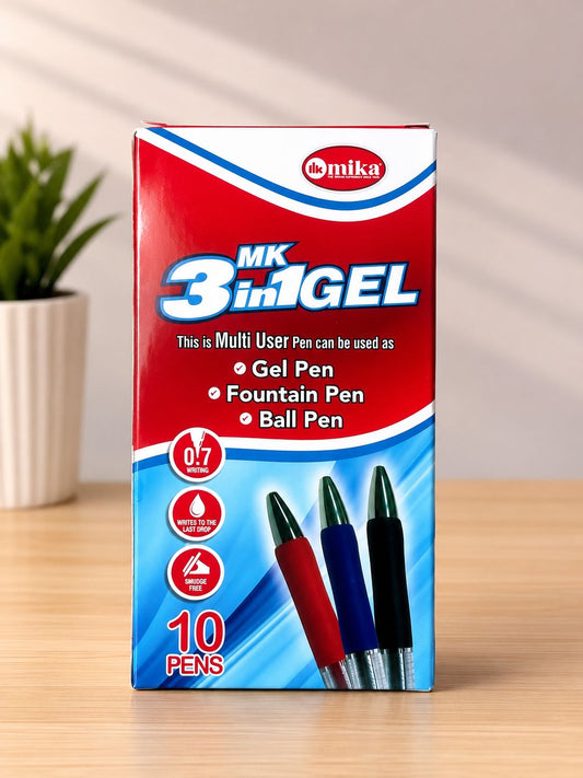 Mika Gel Pen 3 in 1