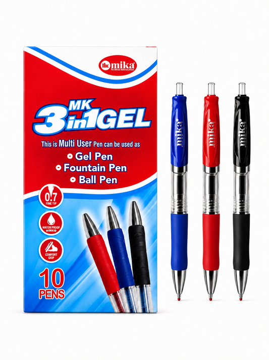 Mika Gel Pen 3 in 1
