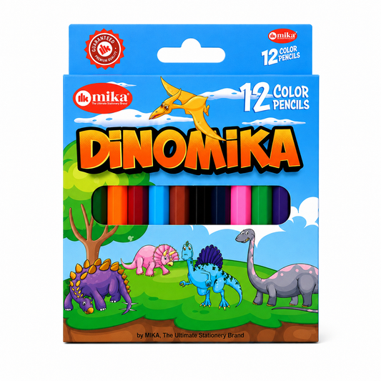 DINOMIKA HALF COLOR PENCILS