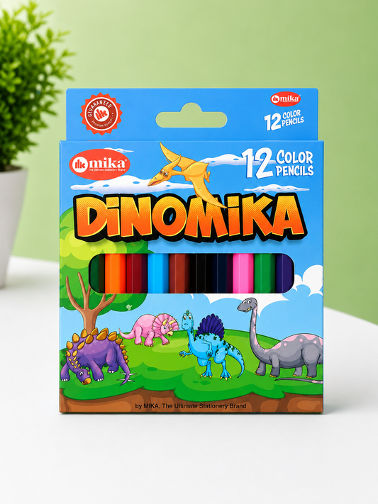 DINOMIKA HALF COLOR PENCILS